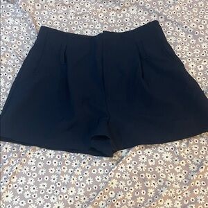 Forever 21 Women's High Waist Shorts - Navy Blue
